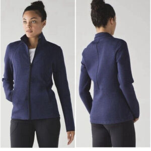 LULULEMON HDPI/DEIN Purple 4 Way Stretch Insculpt Jacket Size:6